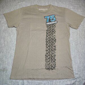 Subaru Rally Team David Higgins #75 USA Shirt Medium Cotton Front and Back‎ Y2K